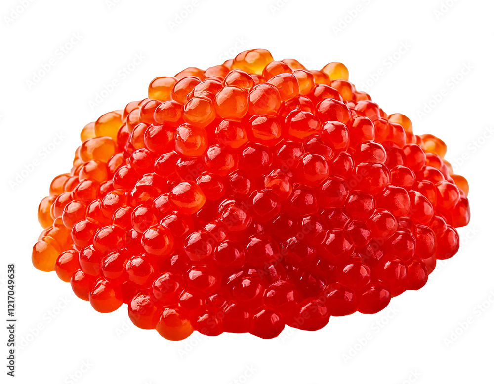 red Caviar isolated on white background clipping path red Caviar isolated on white background clipping path