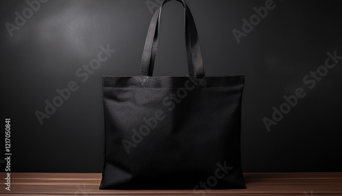 black shopping bag