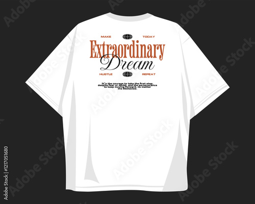 Typography streetwear vector t-shirt design for brand, streetwear clothing design. Minimalist typography, merch design for print. Quotes for apparel design, fashion, clothes. Print on demand