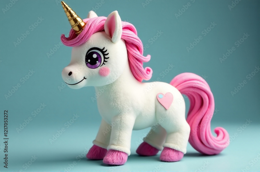 A whimsical unicorn toy with a shimmering horn and rainbow mane. creativity hobby and handicrafts, diy, background for design. creativity hobby and handicrafts, diy, background for design. A whimsical unicorn toy with a shimmering horn and rainbow mane. creativity hobby and handicrafts, diy, background for design. creativity hobby and handicrafts, diy, background for design.
