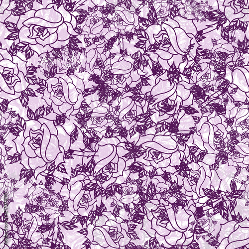 abstract flower seamless patterns