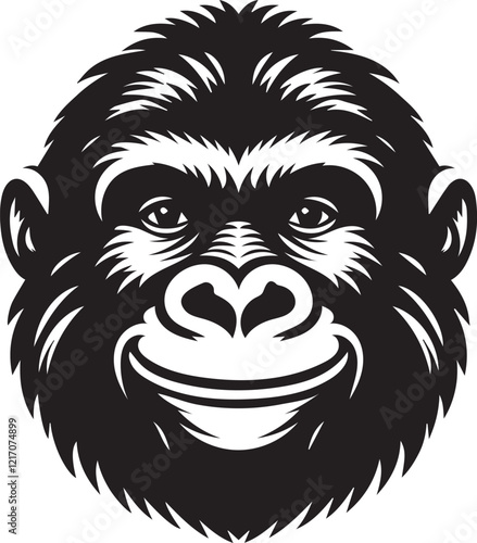 illustration of cartoon gorilla photo