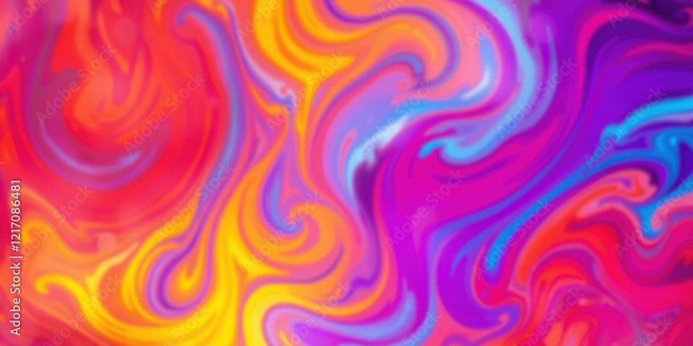 Abstract Swirling Vibrant Hues A Psychedelic Color Mix Background Abstract Swirling Vibrant Hues A Psychedelic Color Mix Background