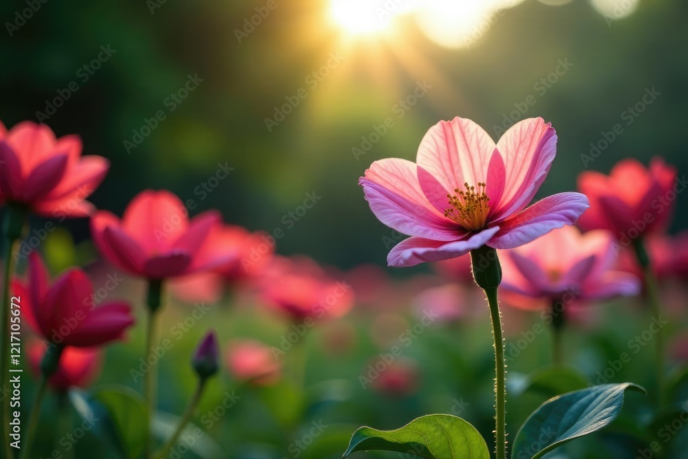 Flor de muerto en un jard?n de flores mortales, jard?n, flor de muerto Flor de muerto en un jard?n de flores mortales, jard?n, flor de muerto