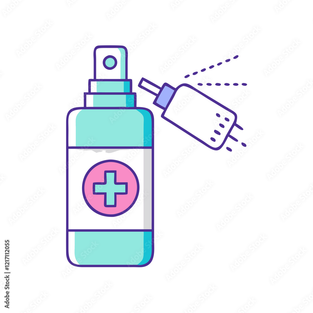 antiseptic spray icon, antiseptic spray vector illustration-simple illustration of antiseptic spray, perfect for antiseptic spray logos and icons