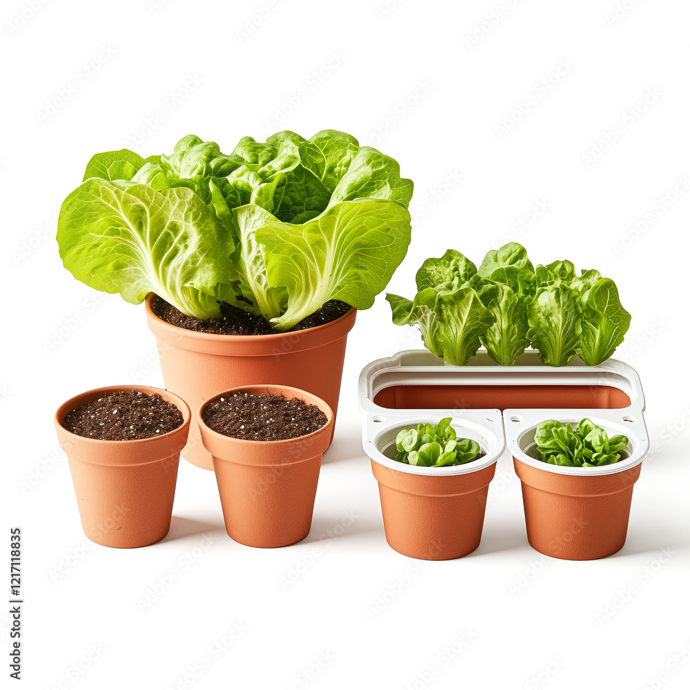 Lettuce Seed Urban Gardening Kit with Compostable Soil Pods for Easy Growing Lettuce Seed Urban Gardening Kit with Compostable Soil Pods for Easy Growing