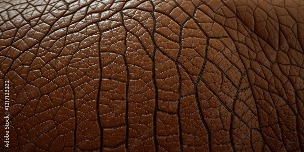 Close-up Texture of Brown Leather with a Unique Cracked Pattern Ideal for Backgrounds and Designs Close-up Texture of Brown Leather with a Unique Cracked Pattern Ideal for Backgrounds and Designs