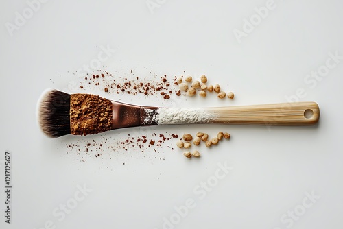 Elegant Smartphone Display Against a Festive Ramadan Background