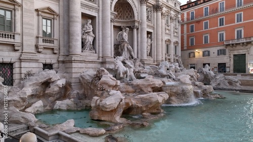Photos Fontana di Trevi, meta turistica di Roma, Italia