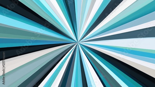 Wallpaper Mural Abstract blue and white radiating lines background. Torontodigital.ca