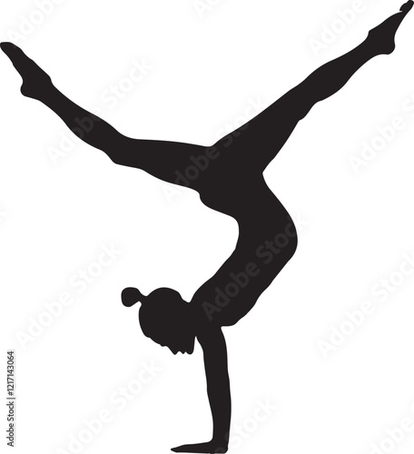 Gymnast Silhouette