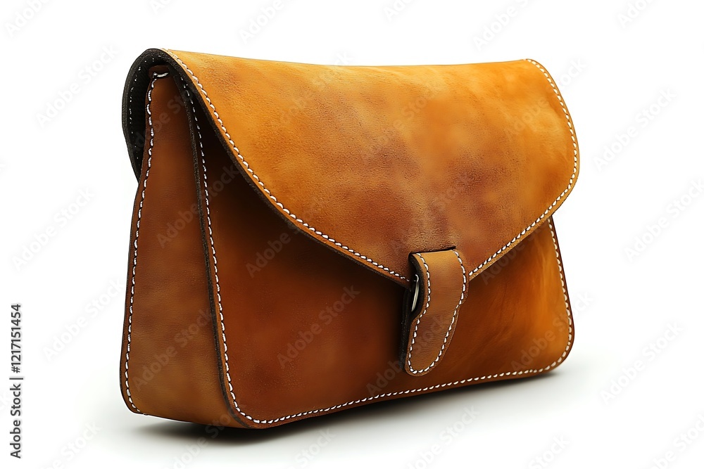 leather rectangular envelope on white isolated background
leather rectangular envelope on white isolated background