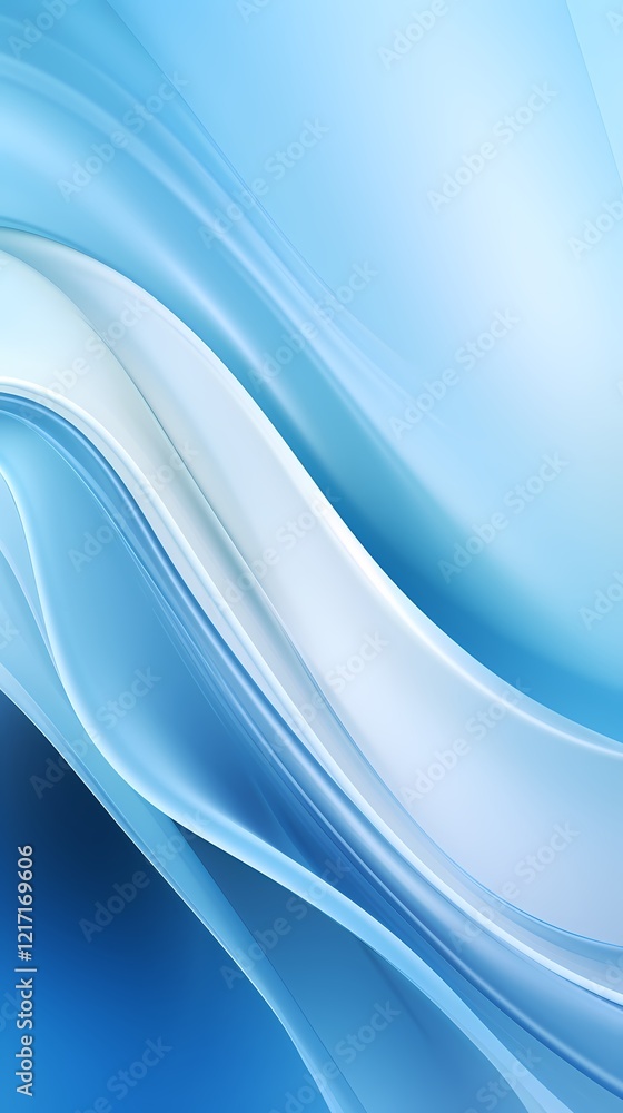 Fototapeta premium digital technology gray and blue abstract curve lines poster background