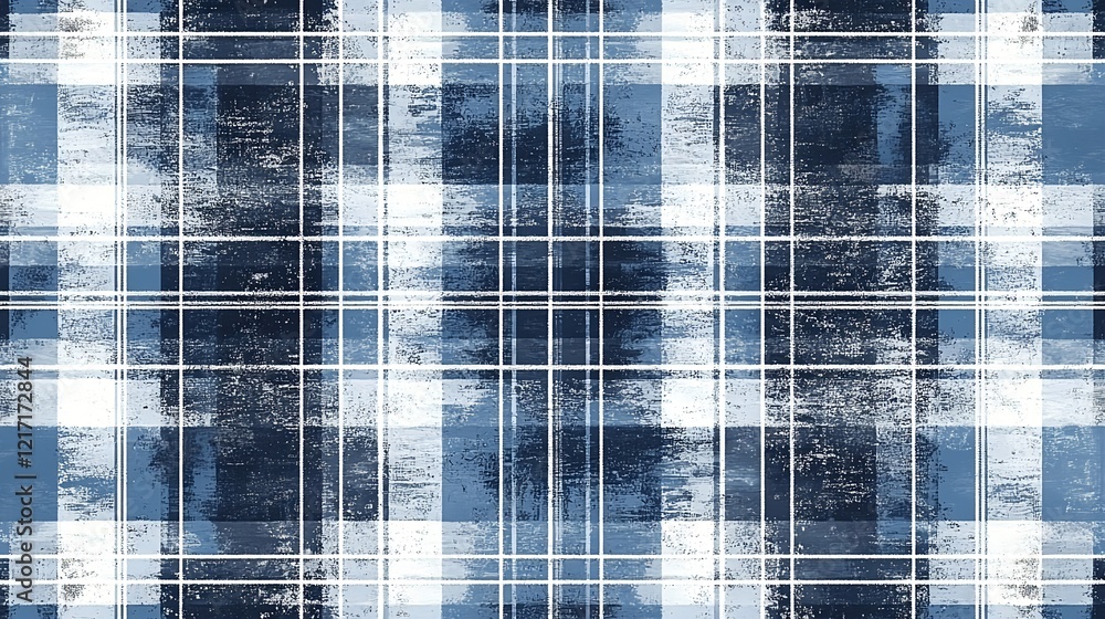 Seamless Plaid Pattern in Blue and Grey Tones for High-Quality Design Seamless Plaid Pattern in Blue and Grey Tones for High-Quality Design