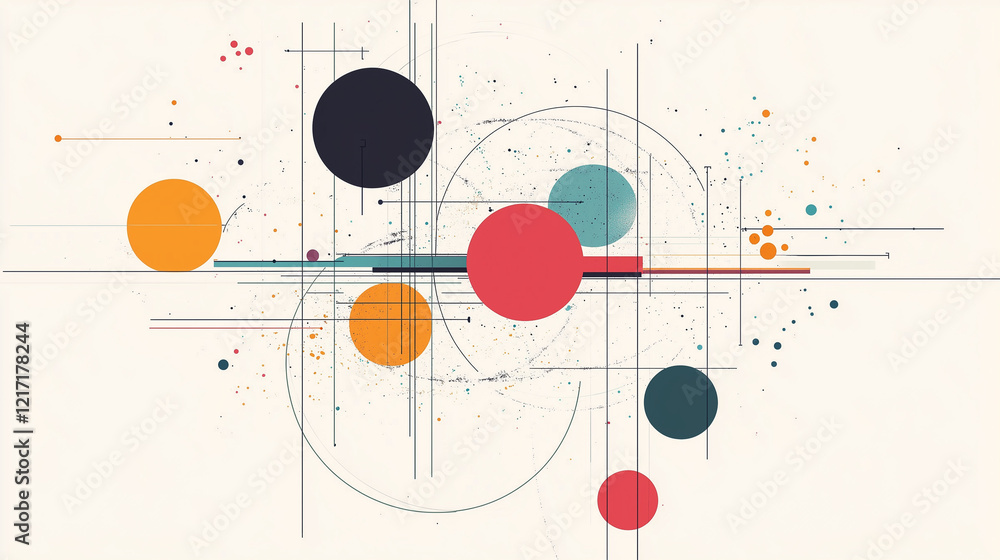 Simplified gridlines and circles showcasing web interactions-1 Simplified gridlines and circles showcasing web interactions-1