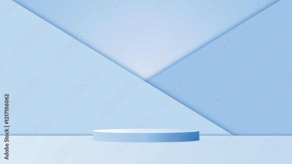 blank standing product backgorund display backdop podium blue blank standing product backgorund display backdop podium blue