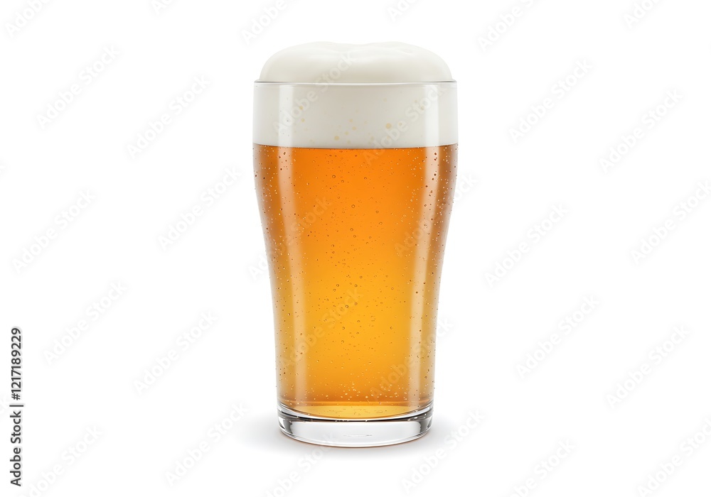Pint glass mockup for beer on isolated white background, 3d illustration
Pint glass mockup for beer on isolated white background, 3d illustration