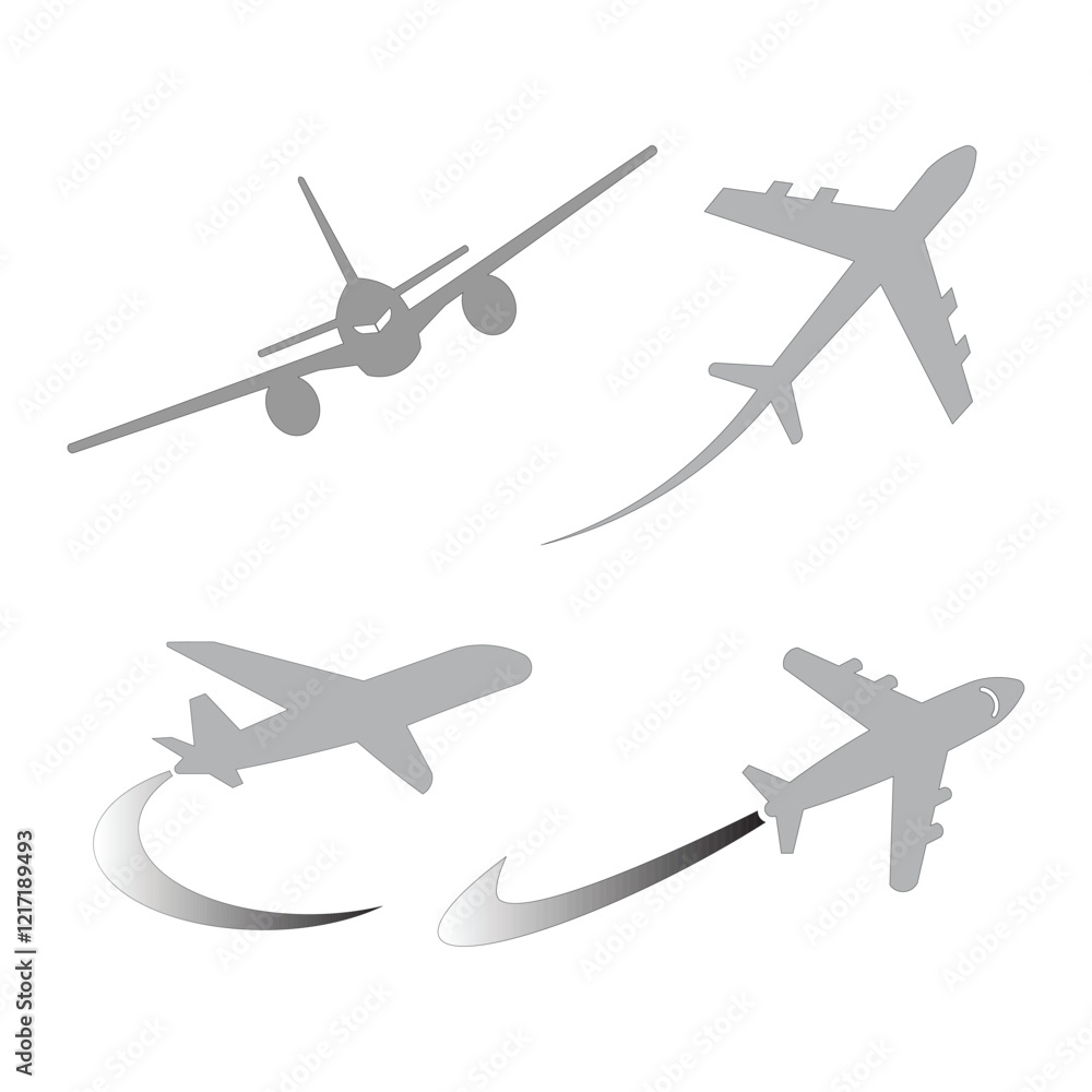 logo air plane template design trendy logo air plane template design trendy