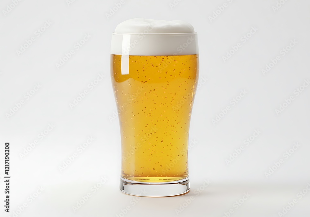 Pint glass mockup for beer on isolated white background, 3d illustration
Pint glass mockup for beer on isolated white background, 3d illustration
