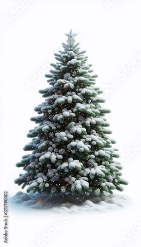 festlicher Weihnachtsbaum photo