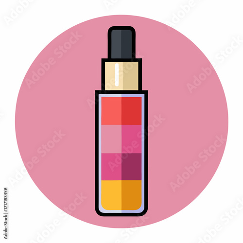 perfume bottle vector illustration