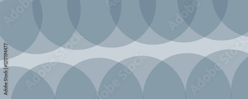 The Infinite Depth of Layered Circular Elements, Emphasizing Motion and a Seamless Flow of Transparency

