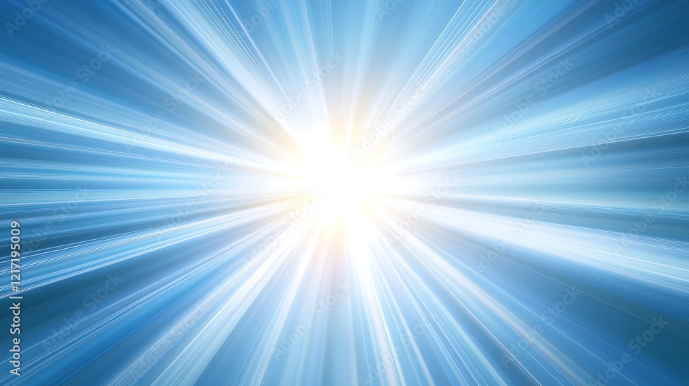 Abstract blue light rays burst. Abstract blue light rays burst.