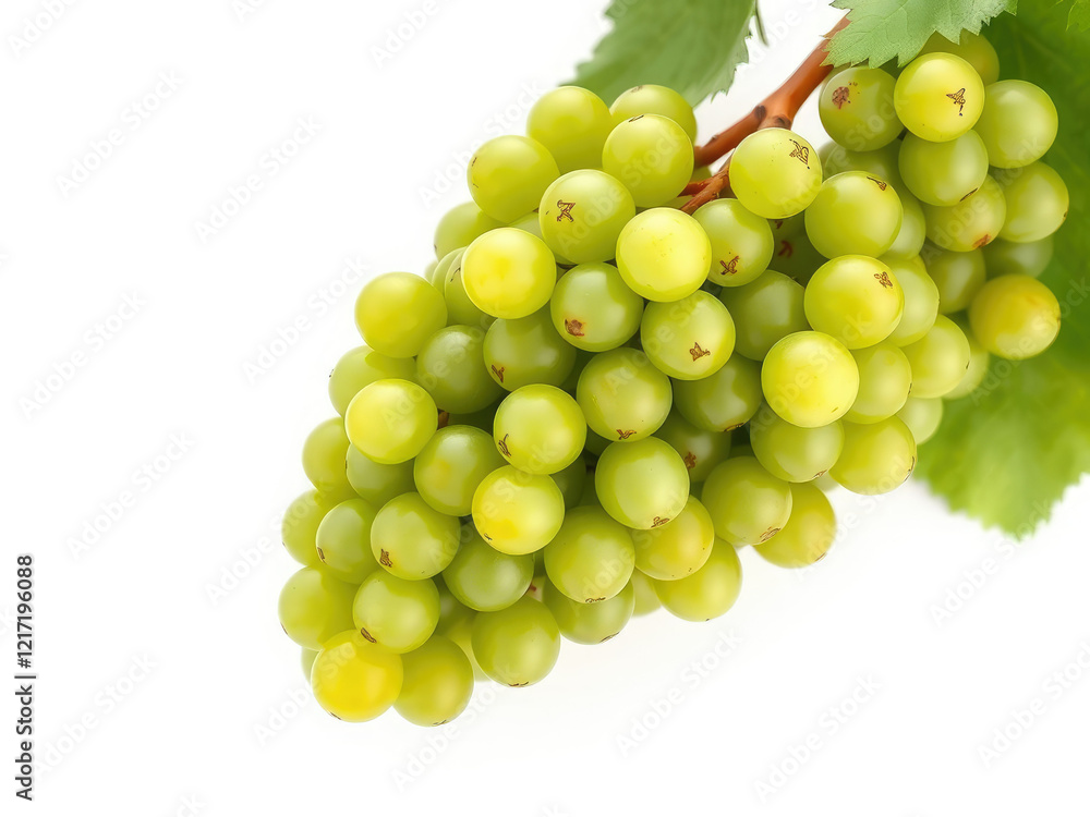 green bunch of grapes with clusters on a white background, cluster of grapes, close-up of grapes, everyday fruit scene, fresh grapes green bunch of grapes with clusters on a white background, cluster of grapes, close-up of grapes, everyday fruit scene, fresh grapes