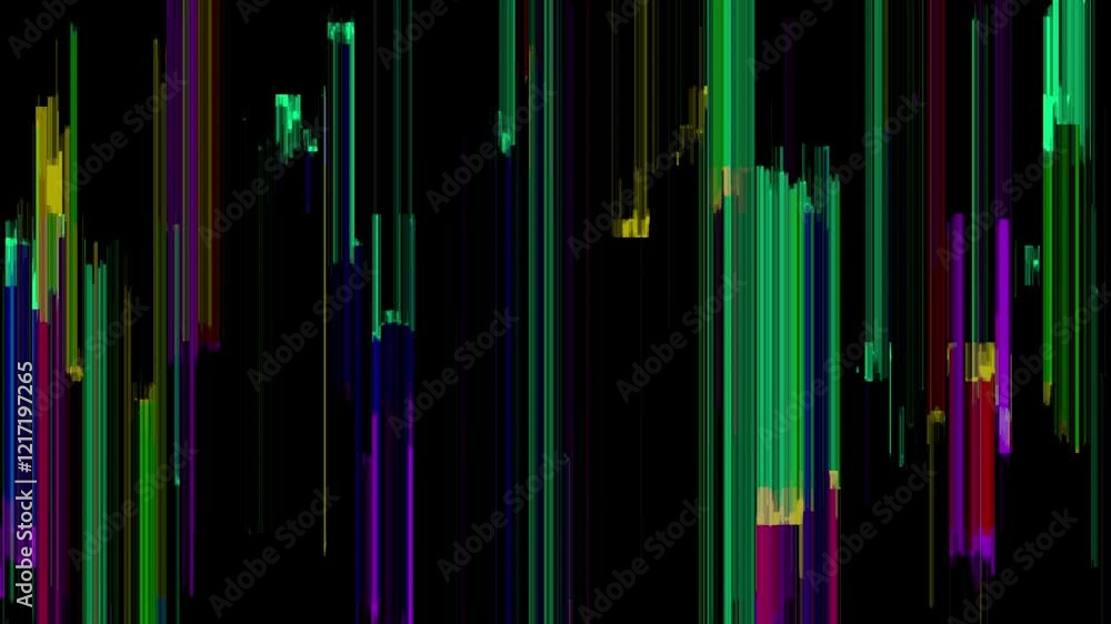 Abstract Digital Animation. Glitch Video Error Damage Abstract Digital Animation. Glitch Video Error Damage