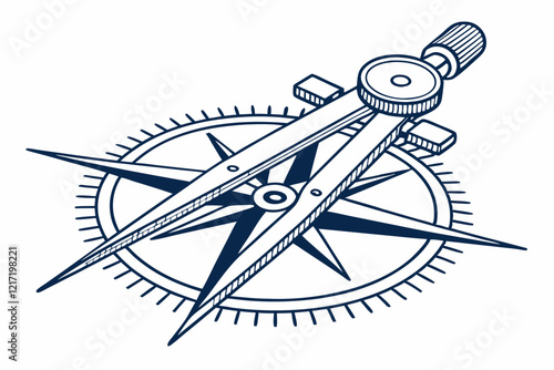 compass rose emblem