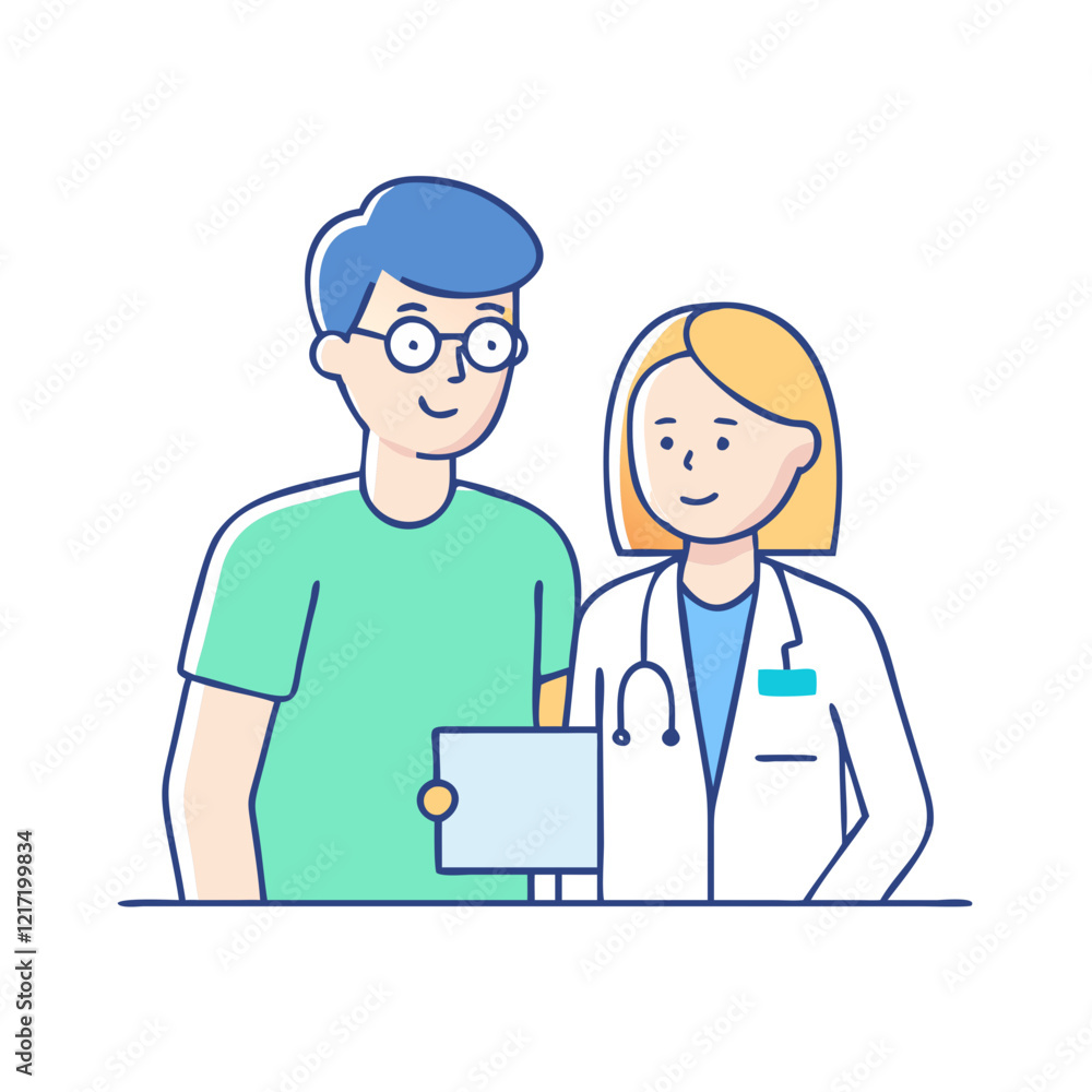 doctor with patient icon, doctor with patient vector illustration-simple illustration of doctor with patient, perfect for doctor with patient logos and icons doctor with patient icon, doctor with patient vector illustration-simple illustration of doctor with patient, perfect for doctor with patient logos and icons