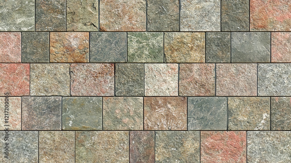 custom made wallpaper toronto digitalNatural Earth Tone Mosaic Pattern Seamless High-Quality Texture