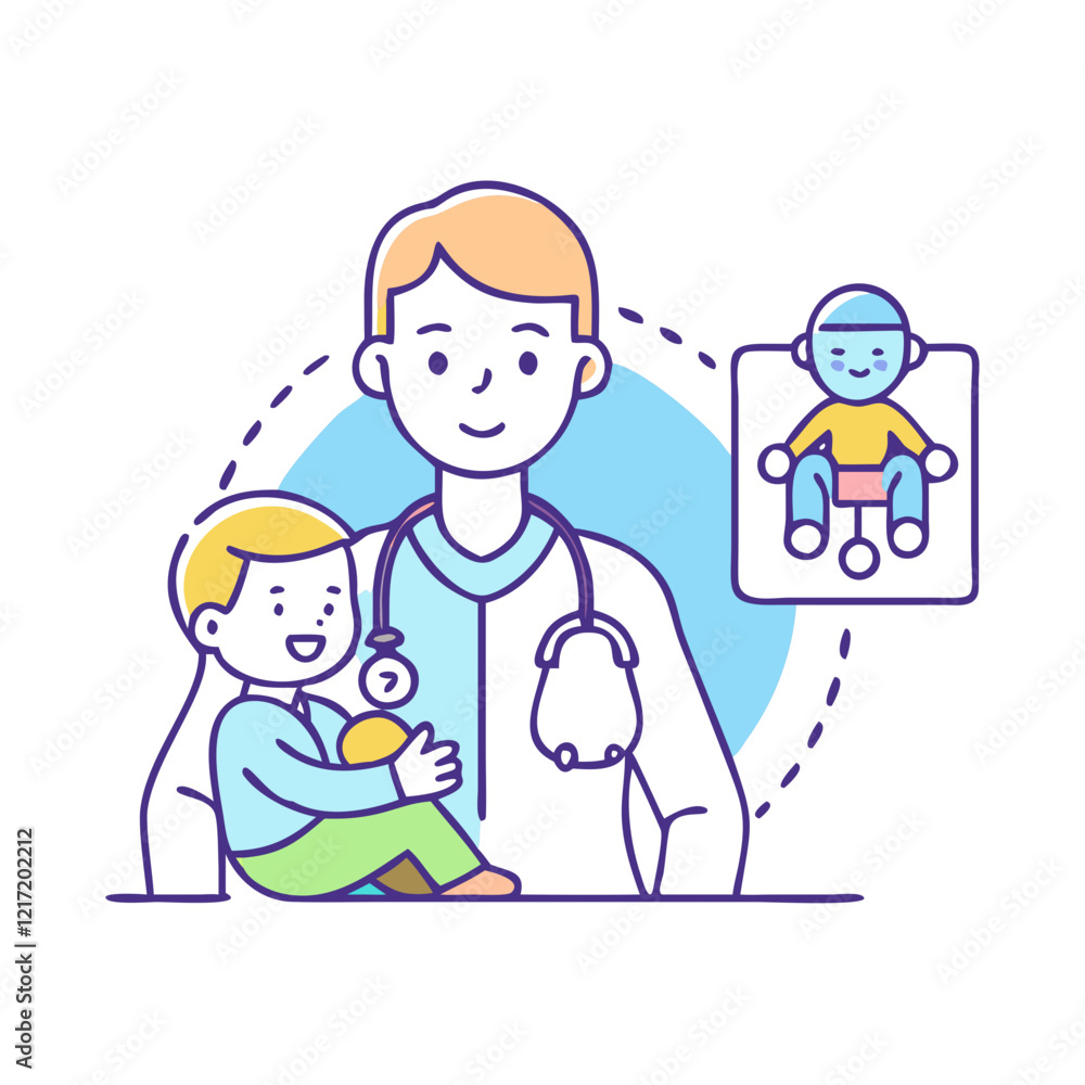 pediatrician icon, pediatrician vector illustration-simple illustration of pediatrician, perfect for pediatrician logos and icons pediatrician icon, pediatrician vector illustration-simple illustration of pediatrician, perfect for pediatrician logos and icons