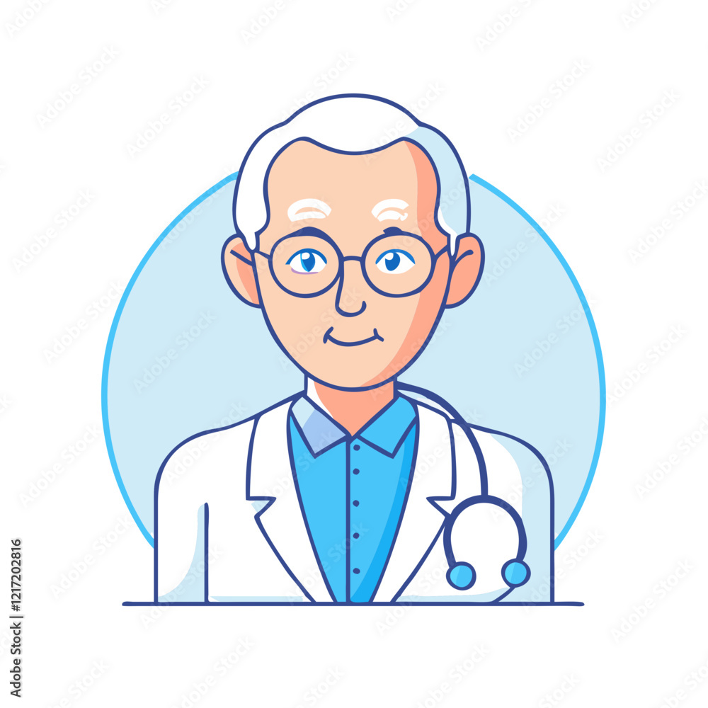 senior doctor icon, senior doctor vector illustration-simple illustration of senior doctor, perfect for senior doctor logos and icons senior doctor icon, senior doctor vector illustration-simple illustration of senior doctor, perfect for senior doctor logos and icons