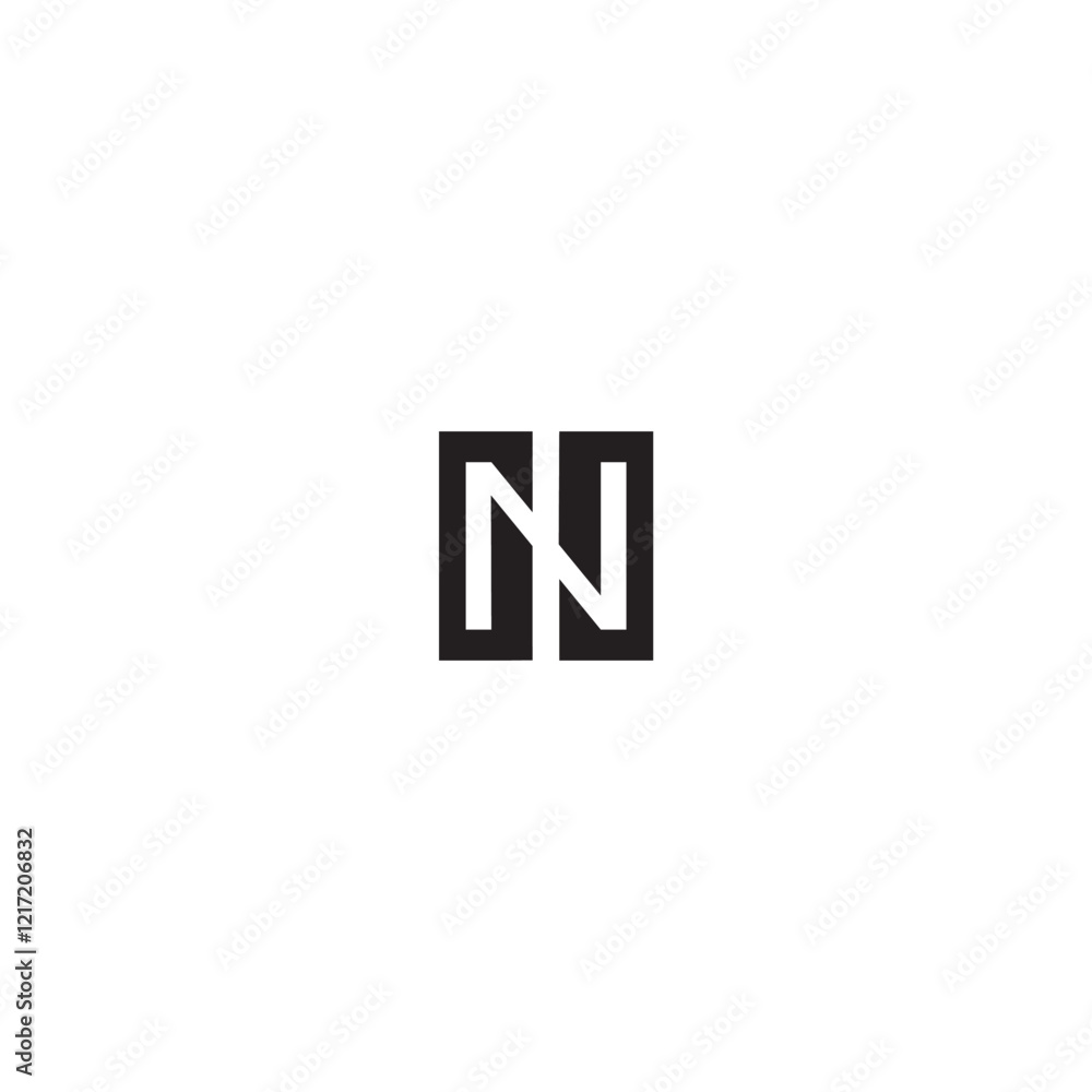Simple initial letter logo unique monogram Simple initial letter logo unique monogram