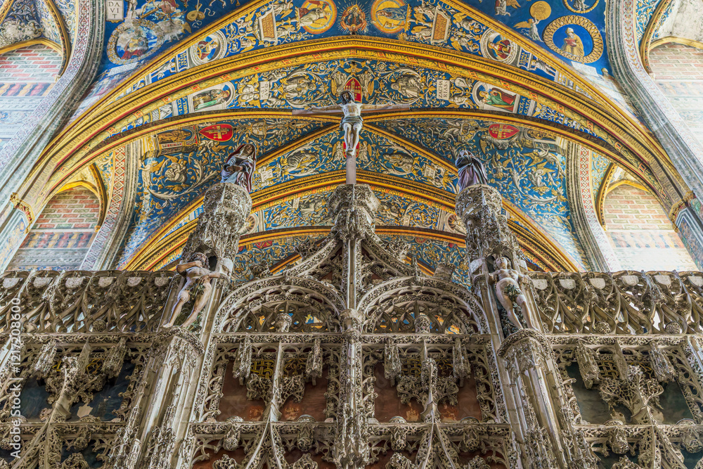 Fototapeta premium France - Albi - Sainte-Cécile Cathedral Interior