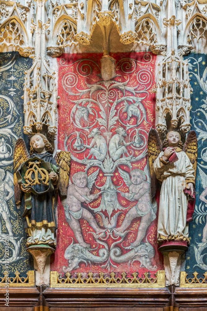 Obraz premium France - Albi - Sainte-Cécile Cathedral Ornate Wall