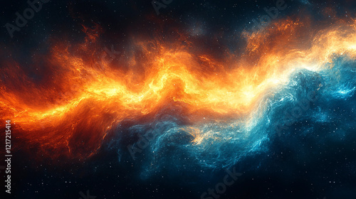 Wallpaper Mural fire in the night Torontodigital.ca