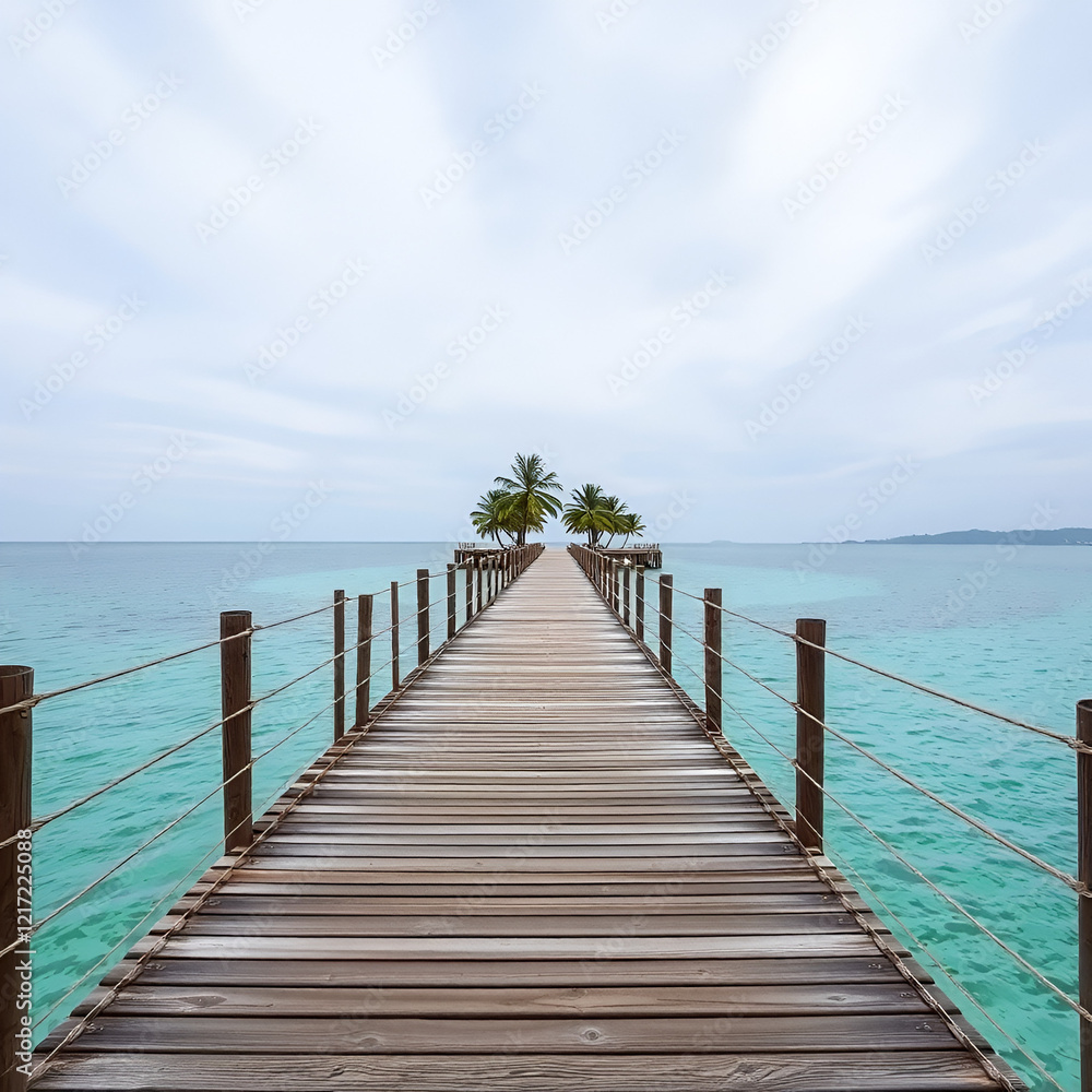 Fototapeta premium pier on the sea