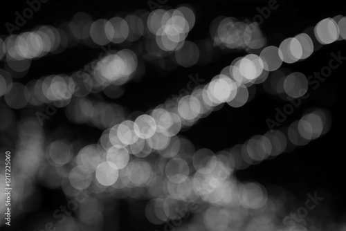 white and black bokeh abstract background.