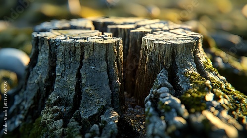 Wallpaper Mural Warm Earthy Wood Texture in Photorealistic High-Resolution Focus Torontodigital.ca