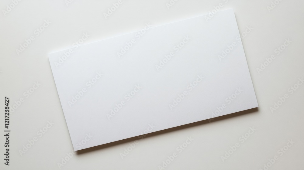 A clean rectangular white paper lying flat on a plain white background. A clean rectangular white paper lying flat on a plain white background.