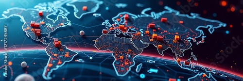 Business logistic import export and transport industry.