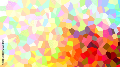 Wallpaper Mural Modern crystal low poly Mesh gradient colorful for background, wallpaper, UI UX design, website, and others Torontodigital.ca