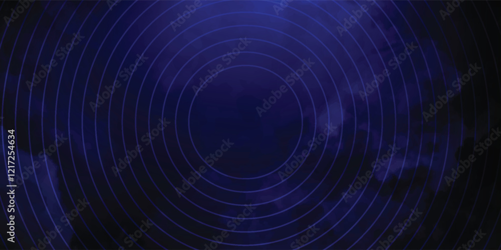 Blue technology background with motion neon light effect.Vector illustration.