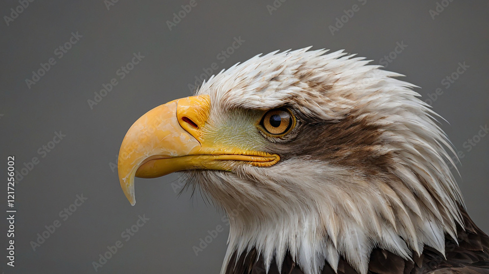 Close up portrait of a bald eagle Close up portrait of a bald eagle