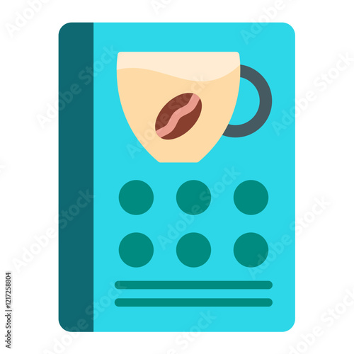 Coffee Card Icon Style