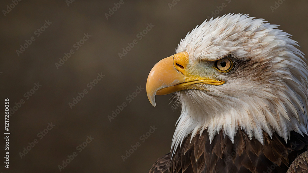 Close up portrait of a bald eagle Close up portrait of a bald eagle