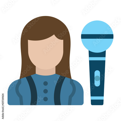 Host Female Icon Style