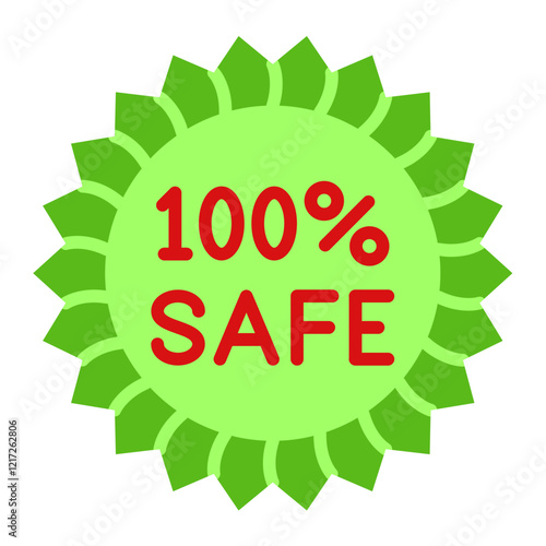 100% Safe Icon Style